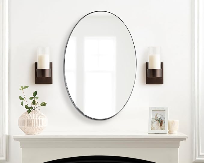 Kate and Laurel Zabler Modern Metal Wall Sconce, 5 x 6 x 10, Bronze, Round Candle Holder with Removable Glass Cylinder for Flameless Candle Display in Bedroom or Bathroom