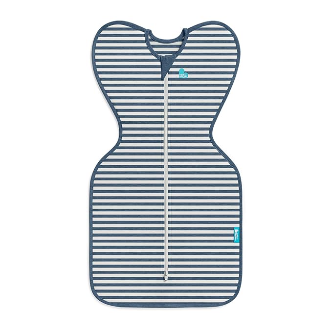 Love to Dream Swaddle UP, Baby Sleep Sack, Self-Soothing Swaddles for Newborns, Improves Sleep, Snug Fit Helps Calm Startle Reflex, New Born Essentials for Baby, 8-13lb, Denim