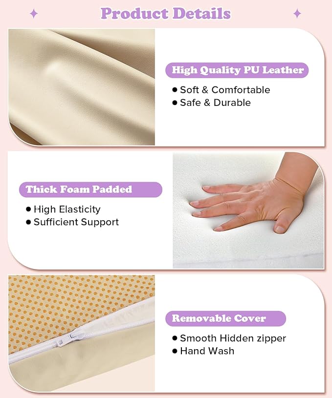 39X59Inch Travel Play Mat for Baby Trifold Thick | Soft Padded Foam Floor Mat for Kids Playroom | Foldable Samll Foam Playmat | Non-Slip Crawling Removable Cover Washable Crawling Playmat Infant