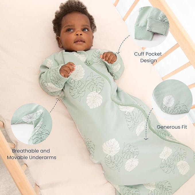 kaiya baby Unisex Sleeping Bag for Babies and Toddlers 2.5 Tog Sleep Sack, Long Sleeve Sleep Sack, Wearable Blanket Baby