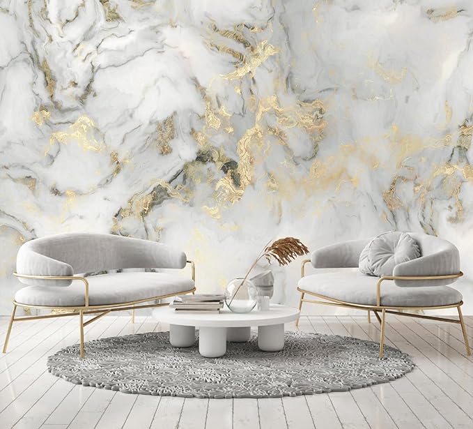 Abstract Marble Background Wall Mural Wallpaper Peel and Stick for Living Room Office 137"x100"
