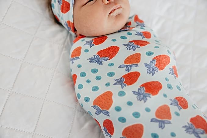 Copper Pearl Baby Swaddle Blanket - Premium Knit Baby Blanket, Large Soft Stretchy Receiving Blankets for Baby Boy and Girl, Swaddles for Newborn, Infant, and Toddler (Liberty)