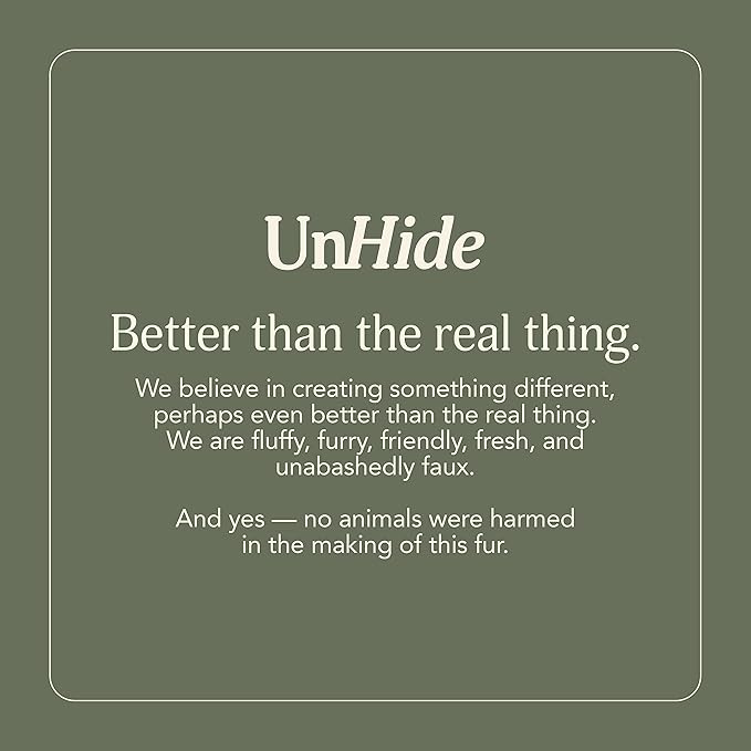 UnHide Cuddle Puddle - Faux Fur Blanket - Oversized, Lightweight, Extra Soft Blanket - Machine Washable - Add a Layer of Softness to Any Bed or Couch - 100” x 100” - Greige