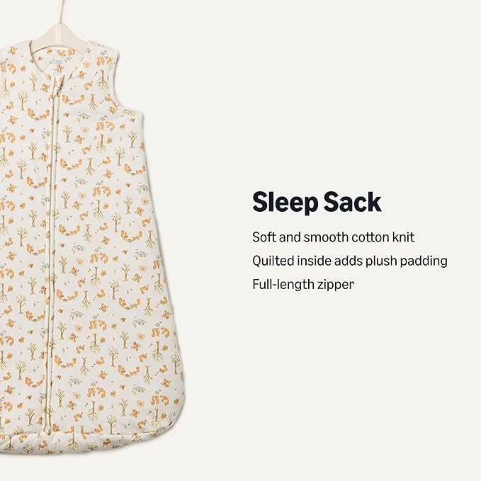 Amazon Essentials x Sofia Grainge Unisex Babies' Cotton Sleep Sack, 2.5 TOG Wearable Blanket