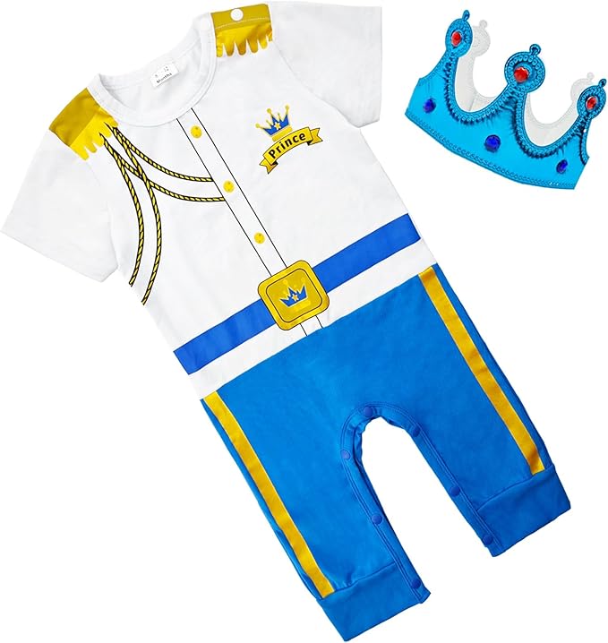 Baby Boys Charming Prince Astronaut Doctor Outfit Newborn Infant Girls Halloween Vampire Bats Cosplay Costumes