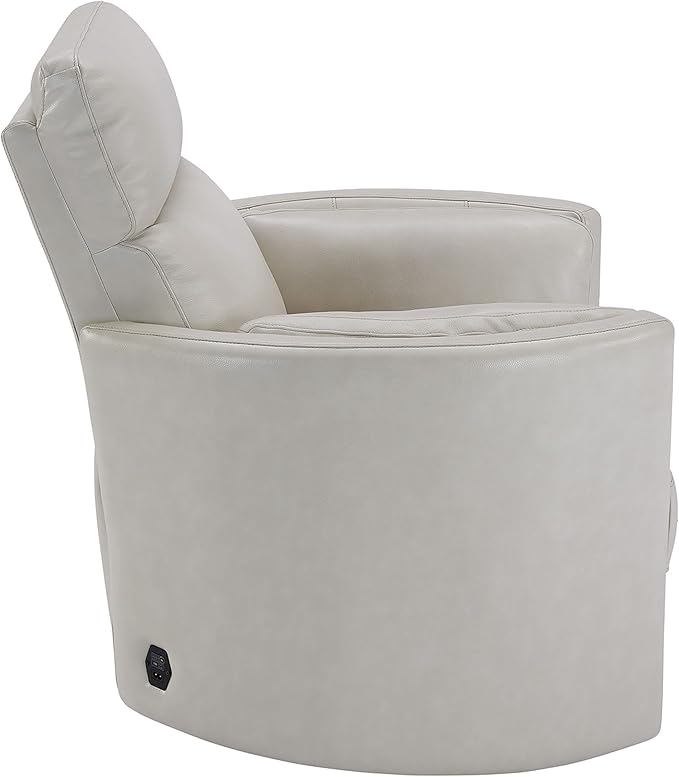 Parker Living Radius - Florence Ivory - Powered by Freemotion Cordless Power Swivel Glider Recliner