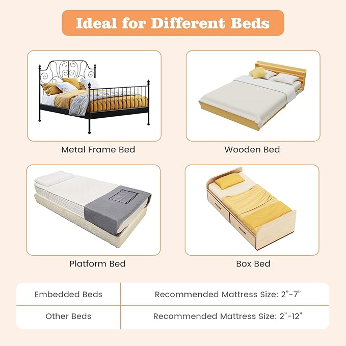 HONEY JOY Bed Rail for Toddlers, Extra Long, Foldable Portable Swing Down Safety Bed Guard Rail, Toddler Bed Rails for Crib, King Queen Full Twin Size Bed Mattress (White, 2 Pack, 47 Inch)