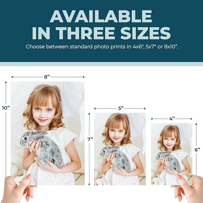 CLYLIFE Custom Photo Prints - Glossy Finish - Set of 6, 12, or 21 - Standard Size - UNFRAMED - Gift Wrapping - Same Day Pick Up - Personalized Gift Idea(8 * 10 inch,20 Pcs)