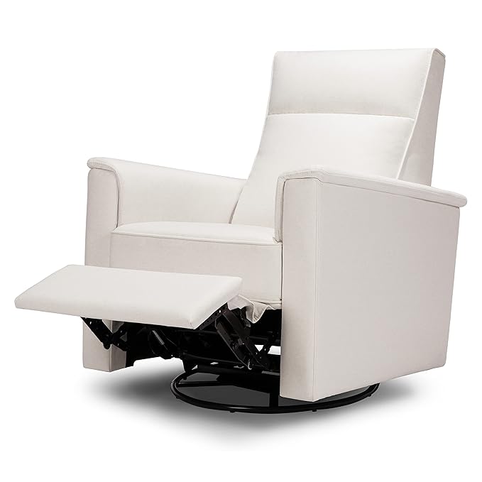 Namesake Willa Recliner in Eco-Performance Fabric | Water Repellent & Stain Resistant Performance Cream Eco-Weave