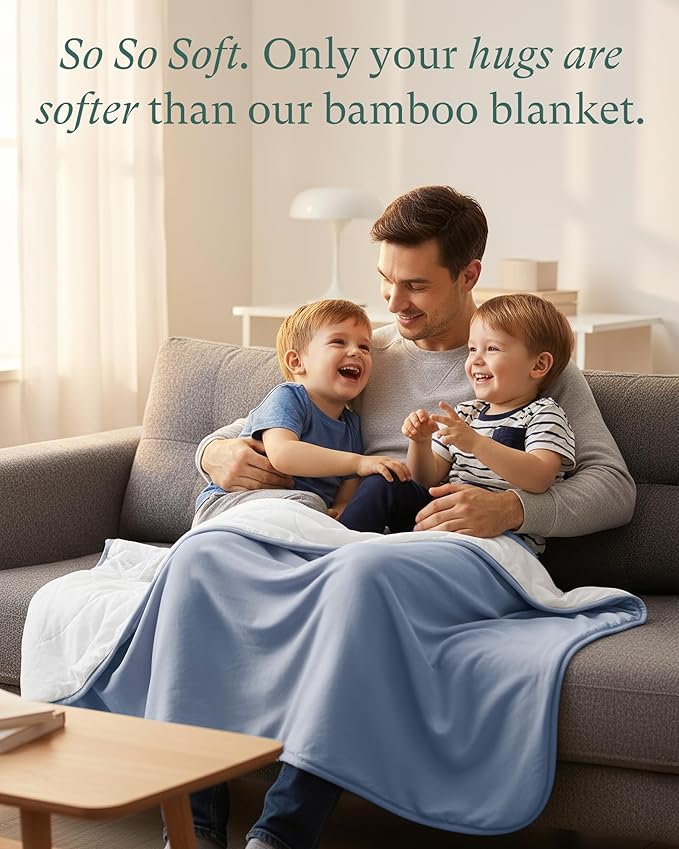 PurComfy Supersoft Toddler Comforter, Premium Bamboo Viscose Crib Blanket, Breathable 1.0 Tog Crib Quilt for All Seasons 39"×55"