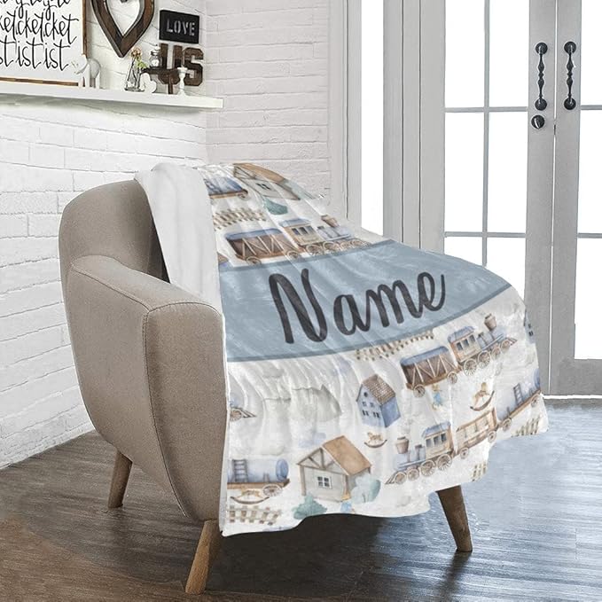 Personalized Baby Blanket With Name, Custom Blanket Name For Adult, Baby Blanket Boys Girls, Best Gift Baby Blanket, Blanket Kids Fleece and Sherpa Blanket Full Size DT7