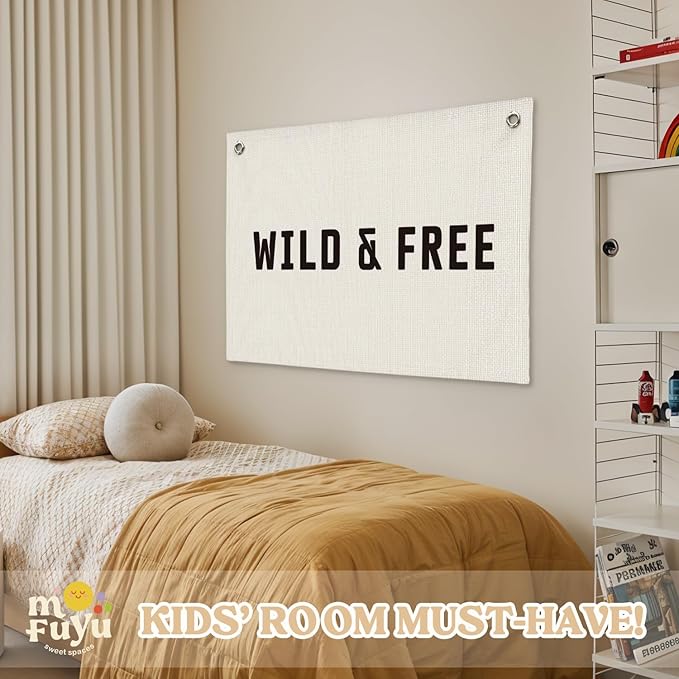 Playroom Boys Room Decor, Kids Room Wall Decor Canvas Banner - Adventure Nursery Wall Hanging for Nursery 30x20 Inch