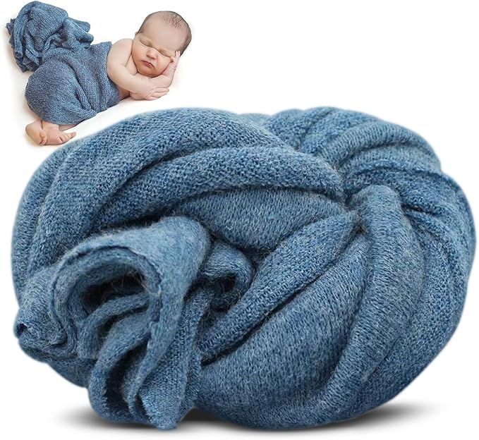 Newborn Photography Props Swaddle Newborn Wraps for Baby Boys Girls Infant Baby Photo Props Shoot Stretch Blanket