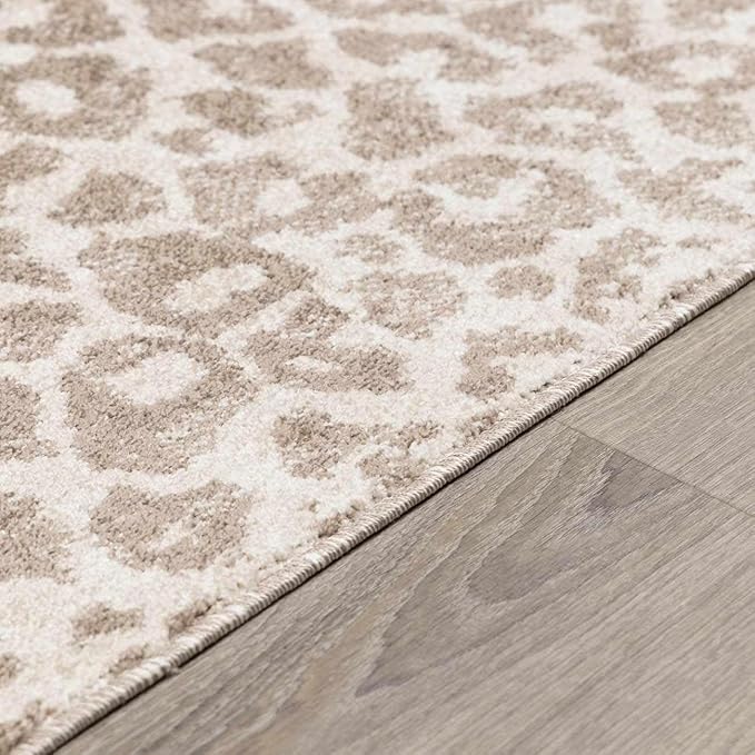 Hauteloom Bonhill Living Room, Bedroom Area Rug - Contemporary - Dark Brown, Medium Brown, Off White - 2'7" x 4'