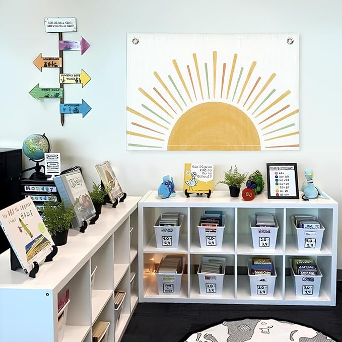Lacama Boho Sunshine Classroom Decor, Sun Cute Hanging Banner for Neutral Classroom Nursery Wall DecorSign,Gift for Kids Room Bedroom Playroom Birthday Christmas Gift 30x20 Inch