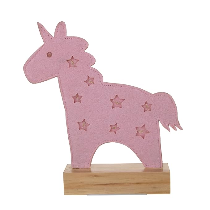 NoJo Little Love Pink Unicorn Lighted Nursery Décor