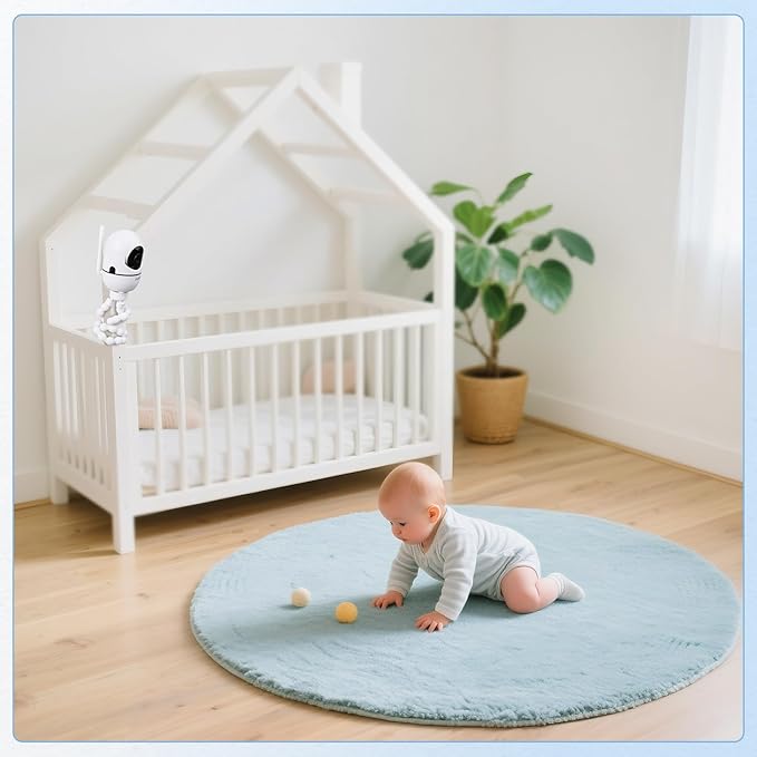 Upgraded Baby Monitor Mount - 7.8'' Adjustable Tripod Baby Camera Mount for HelloBaby HB65/HB40/HB6550/HB66/ HB6339/HB6550 Pro, ANMEATE SM935E, Detachable Tripod Monitor Holder Flex Stand for Crib