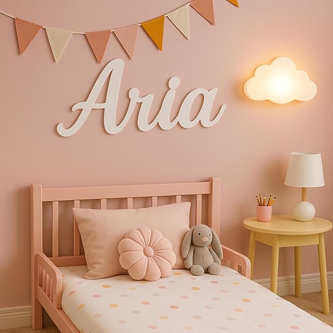 Large Custom Acrylic Mirror Name Sign, Handmade Personalized 3D Laser Cut Acrylic Name Sign for Nursery Wall Tabletop Bedroom Wedding Man Cave Birthday Christmas Gift
