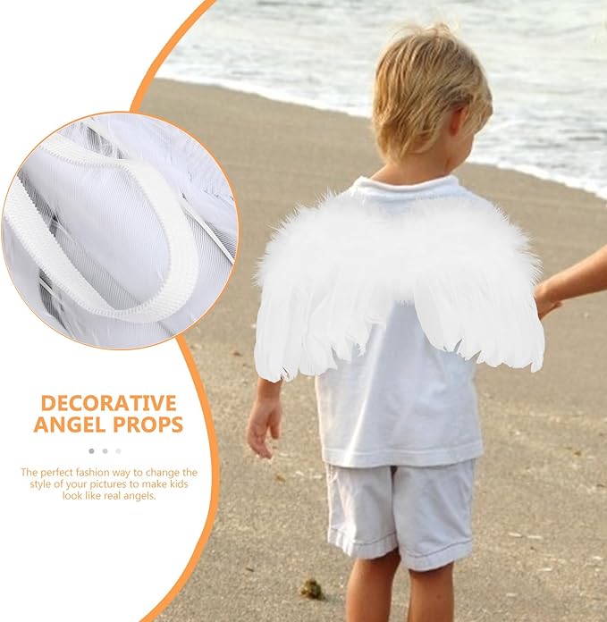 Angel Cupid Costume Set - Baby Cupid Cosplay Photo Prop Infant Headband Angel Wing Arrow Bow Prop - Newborn Photoshoot Costume Set