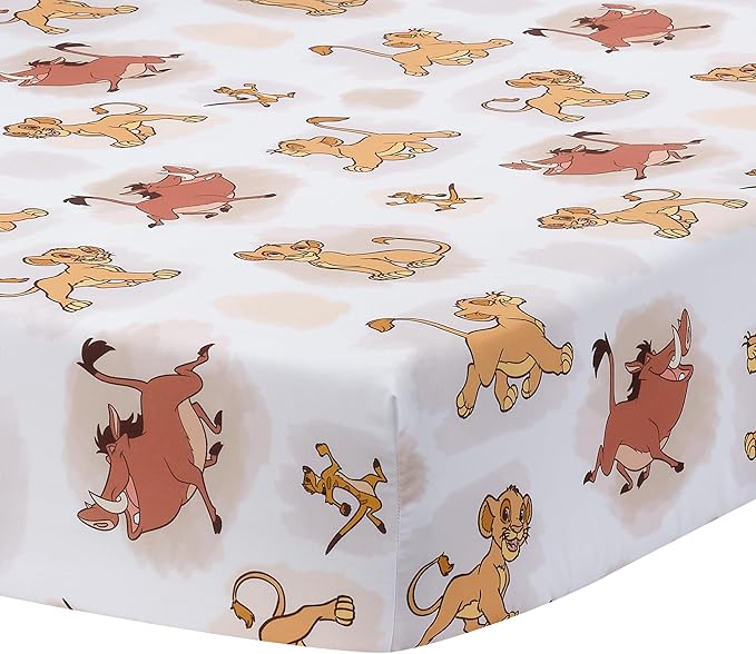 Lambs & Ivy Disney Baby Lion King Safari 3-Pc Infant Nursery Crib Bedding Set