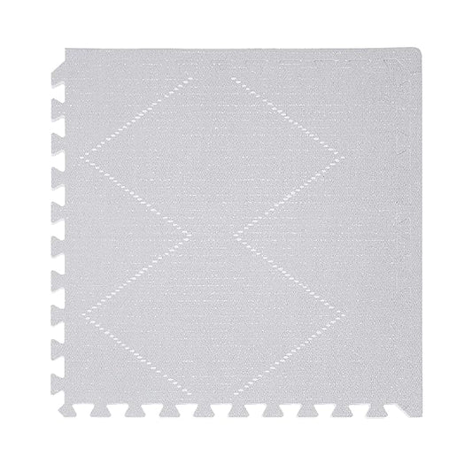 Toddlekind Playmat - Premium Foam Playmat, 4 x 6 feet Premium Quality Foam Play Mat for Babies/Toddlers, Stylish, Non-Toxic, Odorless, Tulum Stone (Grey)