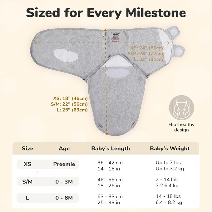 Mama Cheetah Baby Swaddle Blanket with Zipper, Newborn Swaddle Sack, Baby Swaddles Sleep Sack 0-3 Months, Baby Swaddle Wrap for Baby Boy & Girl, 3-Pack