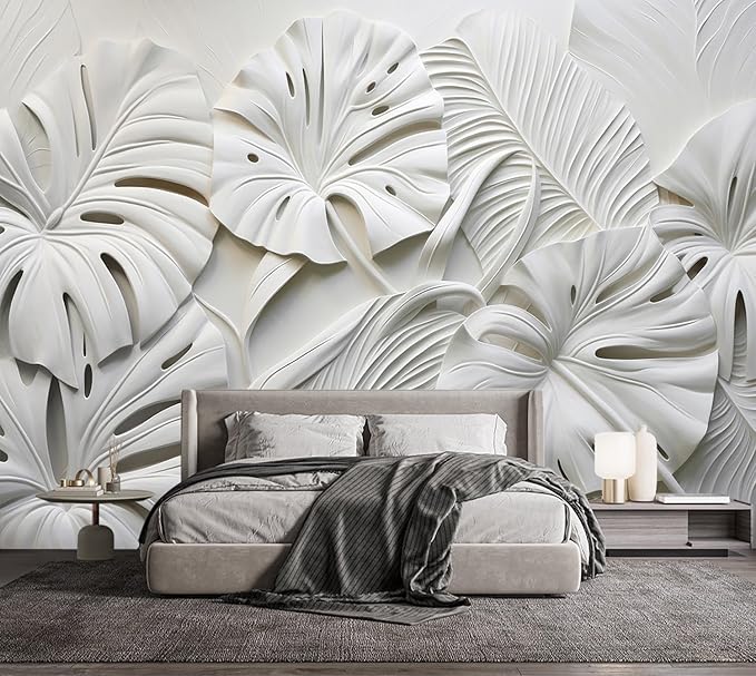 -3D Plant Living Room Wallpaper XT22 M 140" x 91"