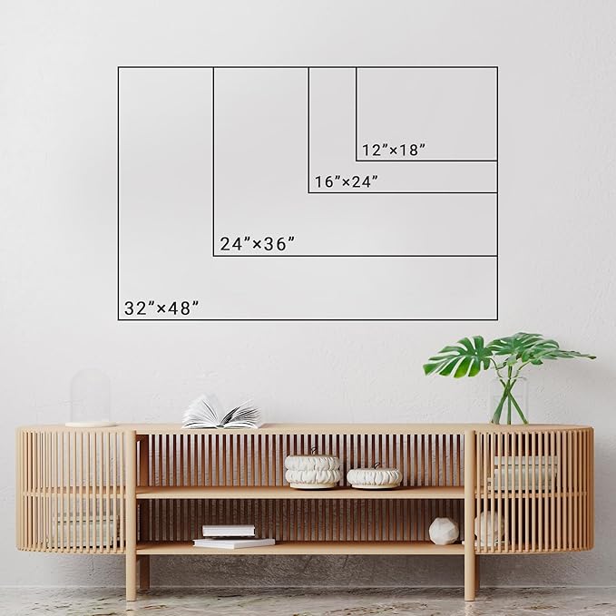SIGNWIN Canvas Wall Art Serene Ocean Shoreline Aerial Beach View with Rolling Waves and Lone Surfer Photography Modern Art Rustic Landscape Relax/Calm for Living Room, Bedroom - 16"x24"
