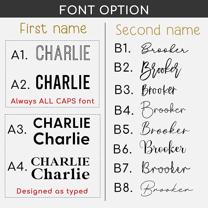 Personalized Wooden Name Sign for Nursery - Custom Name Signs for Kids Room, Personalized Nursery Name Sign - Perfect Room Decoration, Wall Name Decoration & Wedding signs, Family Name Signs
