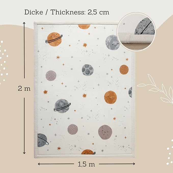 Hakuna Matte Premium Baby Playmat for Floor 60" x 80" – Cloudsoft Coral Velvet Memory Foam Rug for Crawling – Non-Slip, Water-Resistant, Non-Toxic, Easy-Care Muscle Mat – Thick Play Mat for Baby