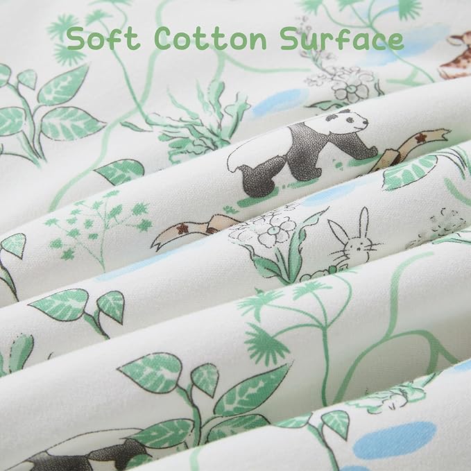 Baby Sleeping Bag 2.5 TOG Cotton Winter Sleep Sack for Newborn babies, Unisex Baby Wearable Blanket with Animal Patterns, Panda, XL