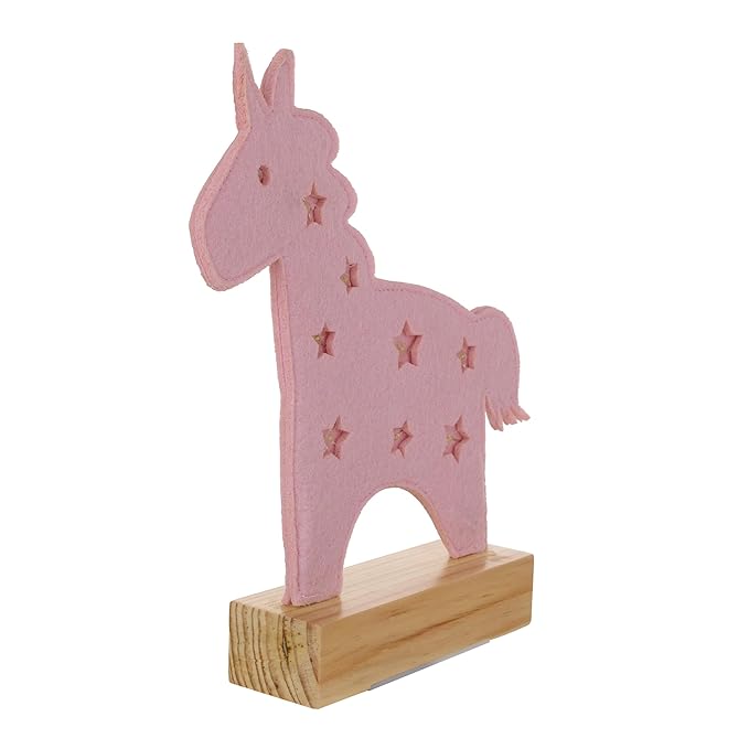 NoJo Little Love Pink Unicorn Lighted Nursery Décor