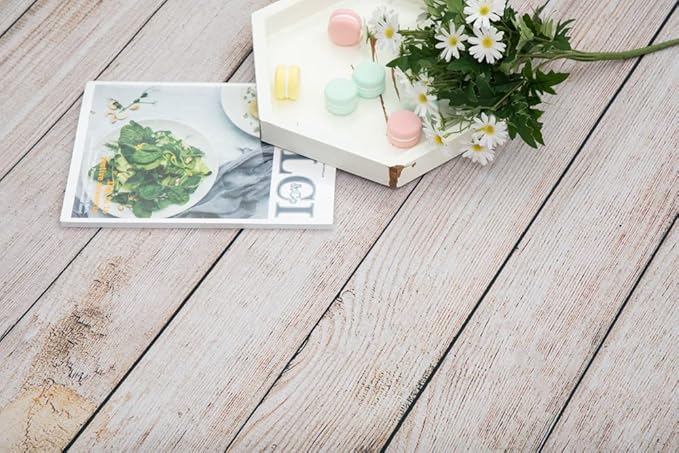 Kate Newborn Photography Props Set&Wood Texture Floor Mat(5x4ft)