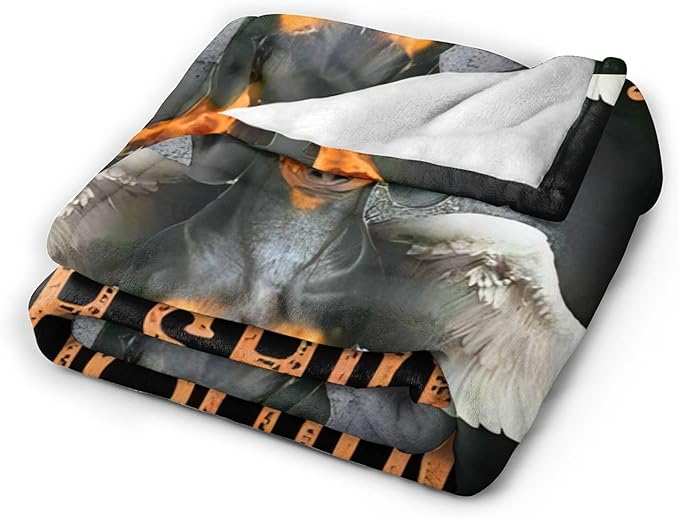 Dachshund Throw Blanket - Cute Dog Gifts and Decor for Girls, Women, Kids, Adults - Soft Warm Cozy Fleece for Couch, Sofa, Bed - 80"x60"