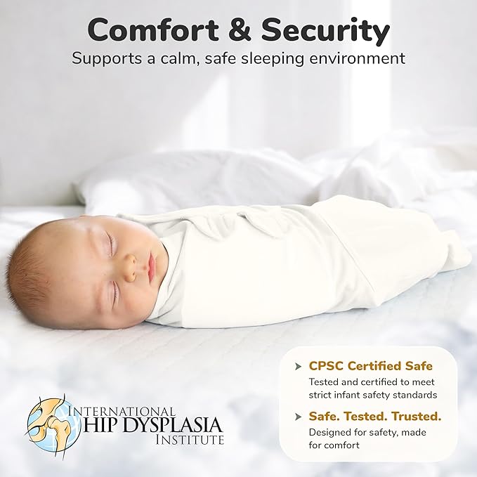 Mama Cheetah Preemie Swaddle Sack, Organic Swaddle Sleep Sacks for Preemies, Preemie Swaddling Blanket Wrap for Baby Girl 4-7 lbs, Newborn Essentials, 3-Pack, Grey