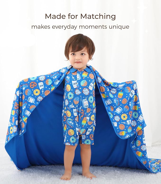Premium Baby Blankets, Soft Viscose from Bamboo Blanket for Boys and Girls, Nursery Crib Bedding Quilt for Newborn and Toddler, Cooling for Hot Sleepers, 50'' x 50'' Cookies
