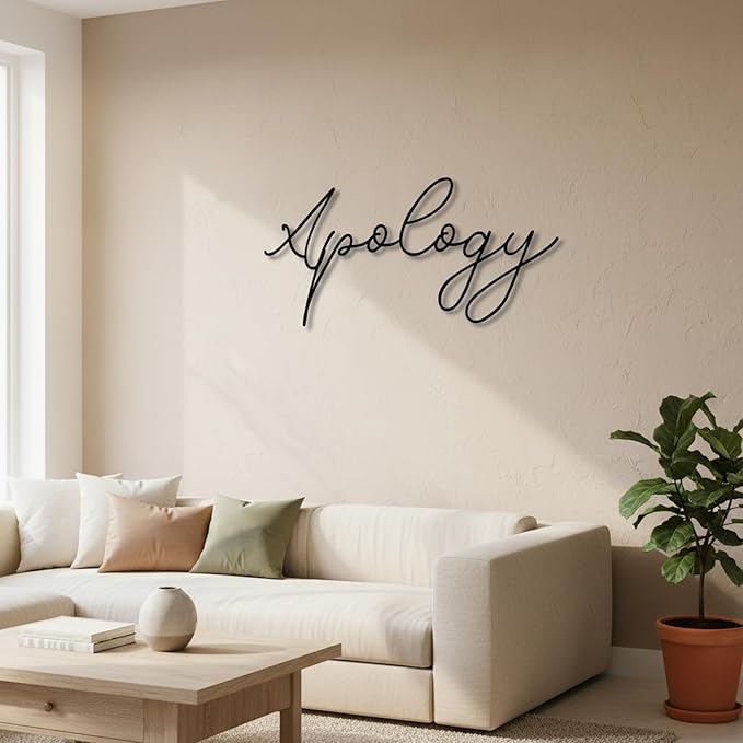 Custom Metal Words - Fine Elegant Handwritten Name Sign - Custom Name Sign Baby - Delicate Laser Cut Script Wall Art for Baby Name, Wedding & Luxury Home Decoration Gift