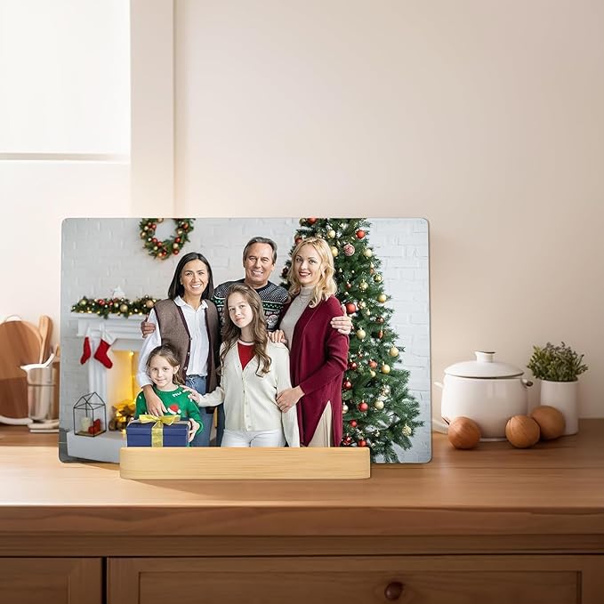 CLYLIFE Custom Photo Prints - Glossy Finish - Set of 6, 12, or 21 - Standard Size - UNFRAMED - Gift Wrapping - Same Day Pick Up - Personalized Gift Idea (12 * 16 inch, 2 Photos)