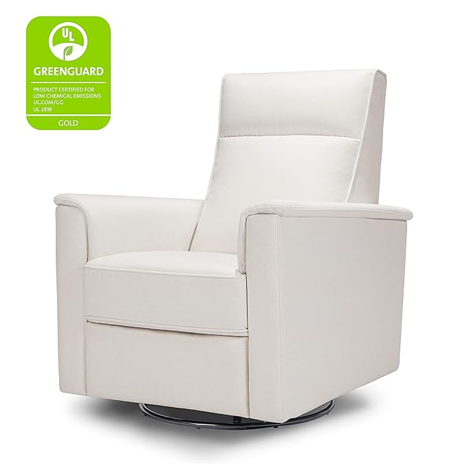 Namesake Willa Recliner in Eco-Performance Fabric | Water Repellent & Stain Resistant Performance Cream Eco-Weave