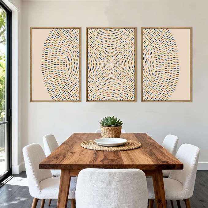 Anyzal Christian Wall Art Jesus Feeds the 5000 Wall Art Jesus Wall Decor 16x24 Inch Set of 3 for Living Room Bedroom Dining Room