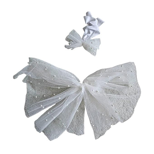 Baby Photo Props Beaded Headband Bowknot Wing PhotoPosing Props Newborn Photography Accessories 2PCS Newborn Girl