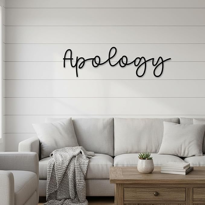 Custom Metal Words - Rounded Handwritten Name Sign - Custom Name Sign Baby - Smooth Laser Cut Script Wall Art for Baby Name, Wedding & Home Decoration Gift