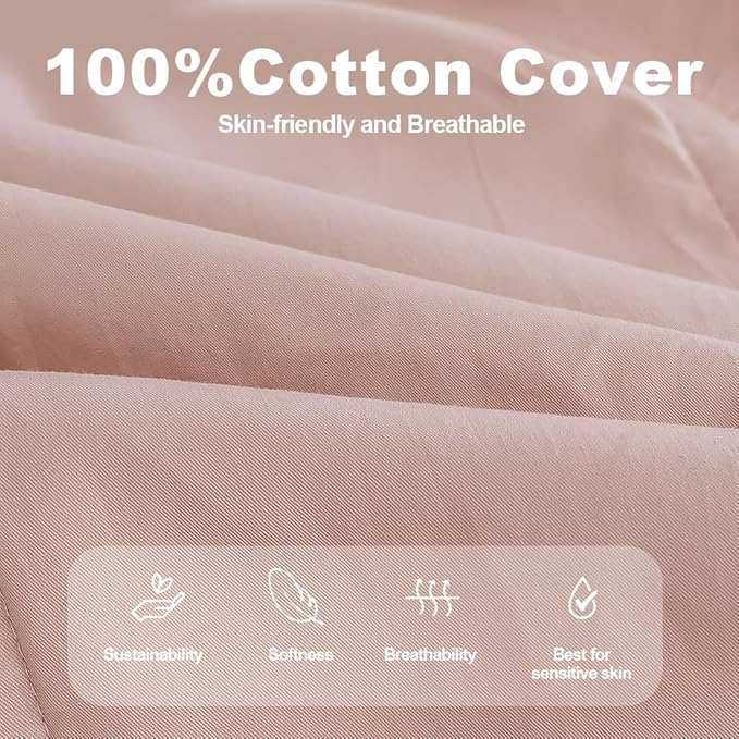 Baby Lounger, Baby Nest Cover for Baby, Reversible & Breathable Cotton, Adjustable Baby Floor Seat for Tummy Time, Portable Infant Lounger, Essentials for Newborns (Pink)