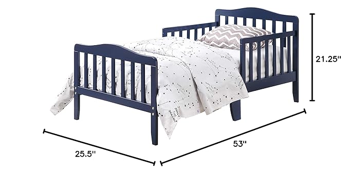 Suite Bebe Blaire Toddler Bed, Navy Blue