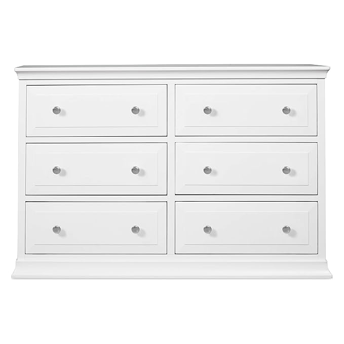 DaVinci Signature 6-Drawer Double Dresser in White