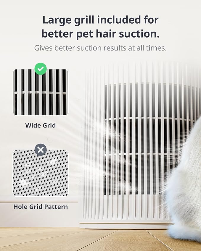 SwitchBot 4 in 1 Air Purifiers Table with Matter, Up to 3620 ft², H13 HEPA Pet Filter, Wireless Charging, Washable Pre-filter, 10 RGB Colors, Work with Apple Home, Google Home, HomeAssistant