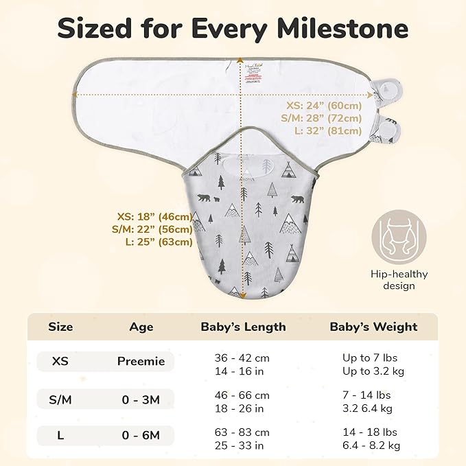 Mama Cheetah Baby Swaddle Blanket with Zipper, Newborn Swaddle Sack, Baby Swaddles Sleep Sack 3-6 Months, Baby Swaddle Wrap for Baby Boy & Baby Girl, 3-Pack