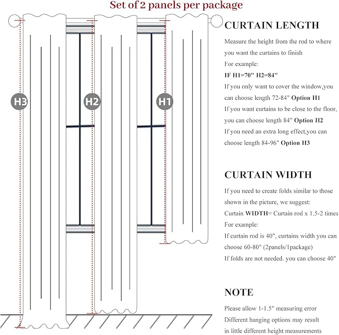 Natural Melange Taupe Blackout Curtains 102 Inch Long Flax Linen Curtain with Pleat Clips&Hooks Belt, Floor to Ceiling for Living Room Cooling Drapes for Summer Heat (50"W x 102"L x 2Panels)