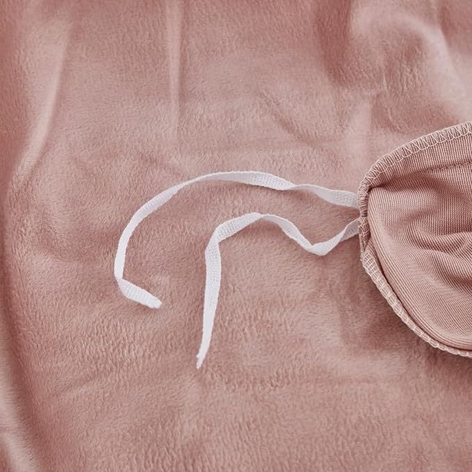 Houseri Pink Duvet Cover Queen Fluffy Light Pink Velvet Bedding Set Full Girls Blush Pink Duvet Cover Flannel Fuzzy Dusty Pink Bedding Duvet Covers Women Micromink Sherpa Plush Pink Bedding Sets Queen