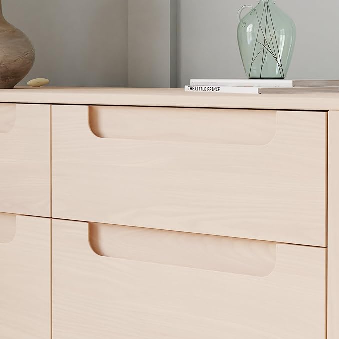 babyletto Yuzu 6-Drawer Dresser in Washed Natural, Greenguard Gold Certified